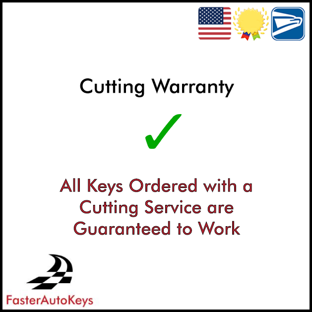 Complete 4 Button Remote Key for Buick 2010-2019