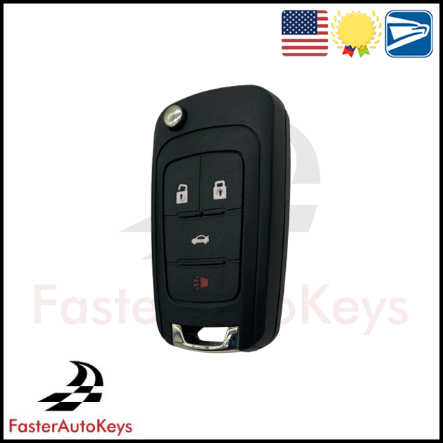 4 Button Remote Key Shell for GMC 2010-2019