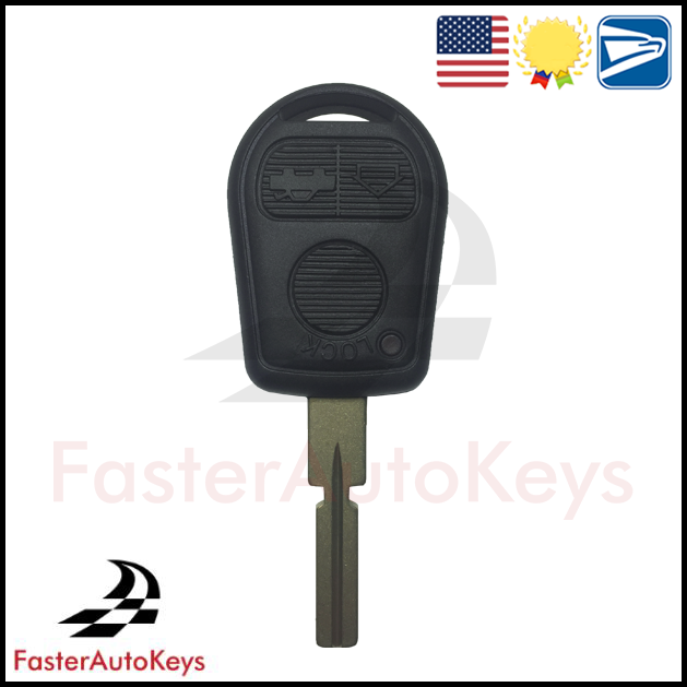 Complete Gen 1 3‑Button Key for BMW (1995–2001) – OEM Remote in New Shell