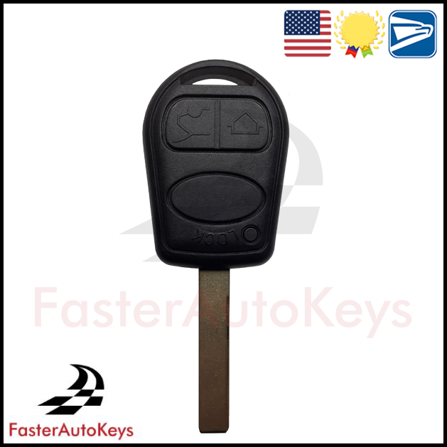 Complete 3 Button Key with OEM Remote for Land Rover 2002-2006