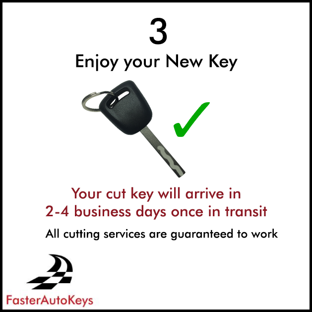 Mail-in key cutting service, step 3