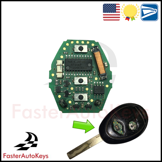 OEM BMW/Mini Donor Remote to Repair Broken Mini Cooper 2002-2004 Remote Buttons