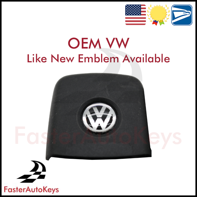 Complete 4 Button Key with OEM Remote for Volkswagen 2000-2010