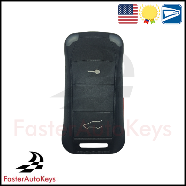 3 Button Remote Key Shell for Porsche Cayenne 2003-2012