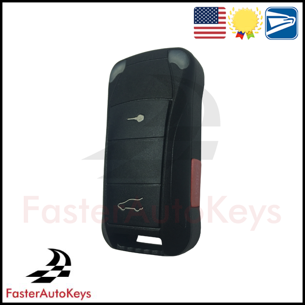 3 Button Remote Key Shell for Porsche Cayenne 2003-2012