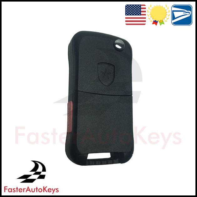 3 Button Remote Key Shell for Porsche Cayenne 2003-2012