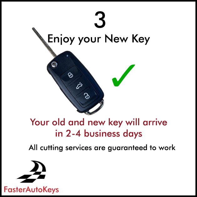 Volkswagen key shell replacement service, step 3