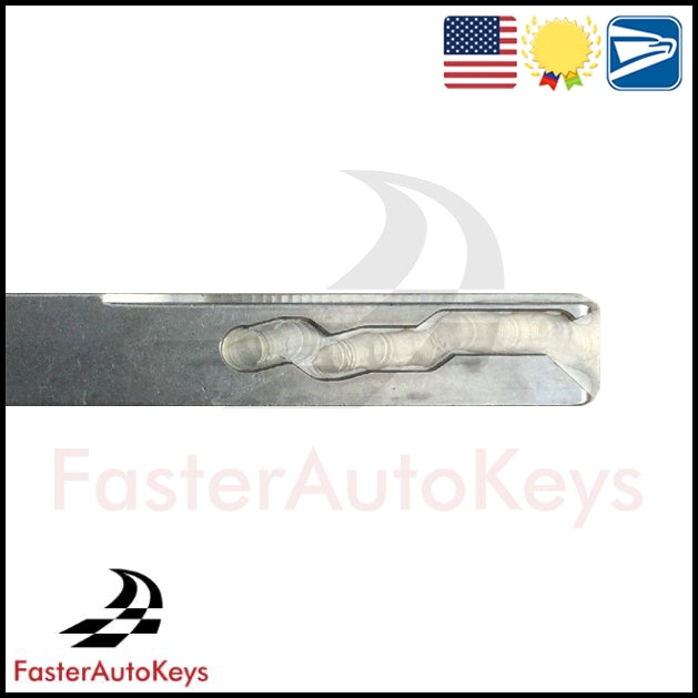 Key blade being laser cut by FasterAutoKeys