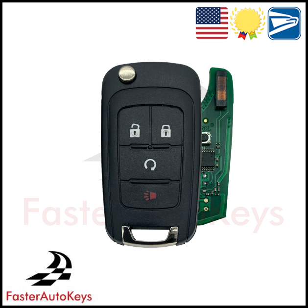 Complete 4 Button Remote Key for Buick Encore 2013-2022