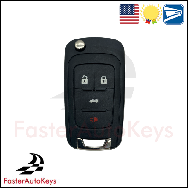 4 Button Remote Key Shell for Buick 2010-2021