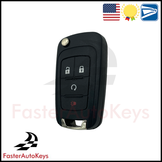 4 Button Remote Key Shell for Chevrolet Trax 2013-2018