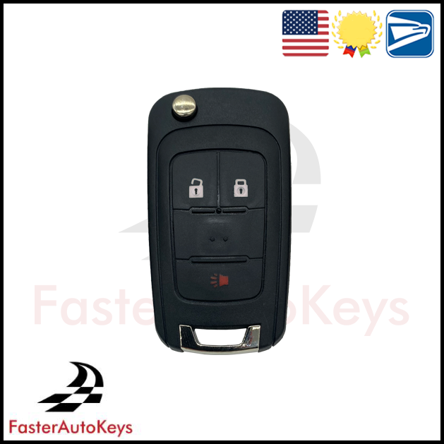 3 Button Remote Key Shell for Chevrolet 2010-2018