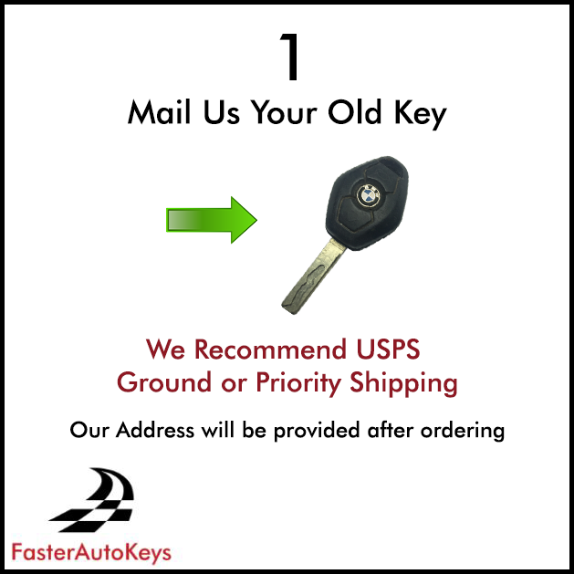[MAIL IN SERVICE] BMW E46 E90 Key Battery Replacement Service for 1998-2013 Keys - FasterAutoKeys