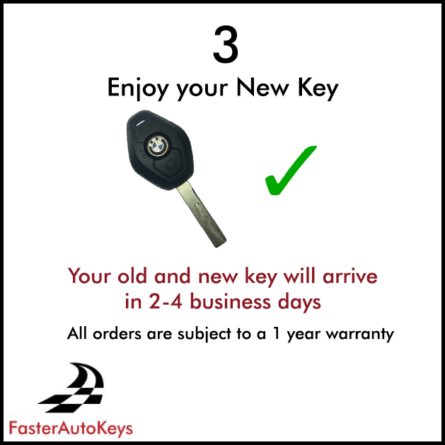 [MAIL IN SERVICE] BMW E46 E90 Key Battery Replacement Service for 1998-2013 Keys - FasterAutoKeys