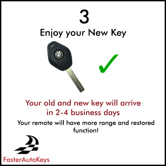 [MAIL IN SERVICE] BMW Diamond Key Battery Replacement Service for 1998-2010 Keys