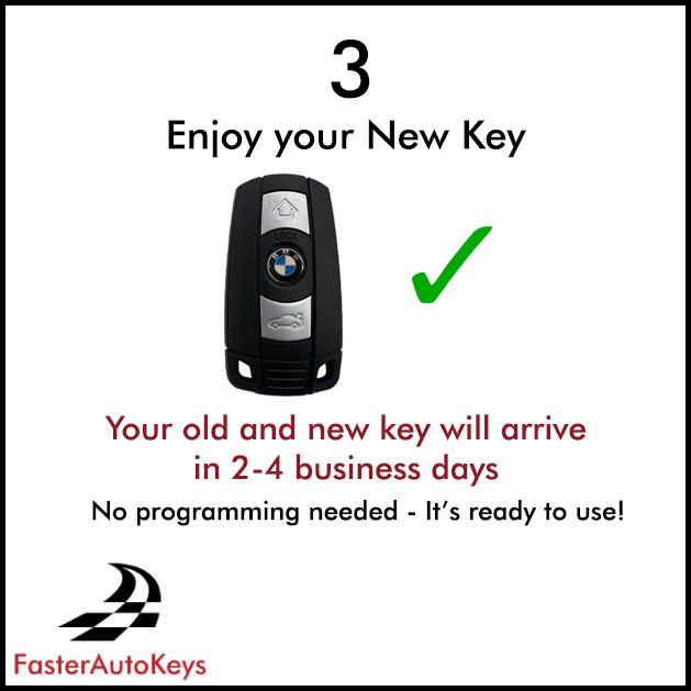[MAIL IN SERVICE] BMW E90 Key Battery Replacement Service for 2004-2013 Keys
