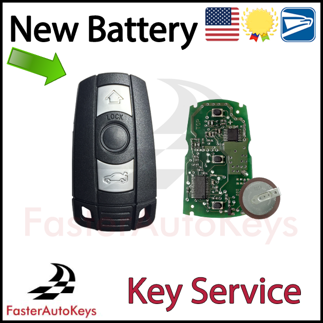 [MAIL IN SERVICE] BMW E46 E90 Key Battery Replacement Service for 1998-2013 Keys - FasterAutoKeys