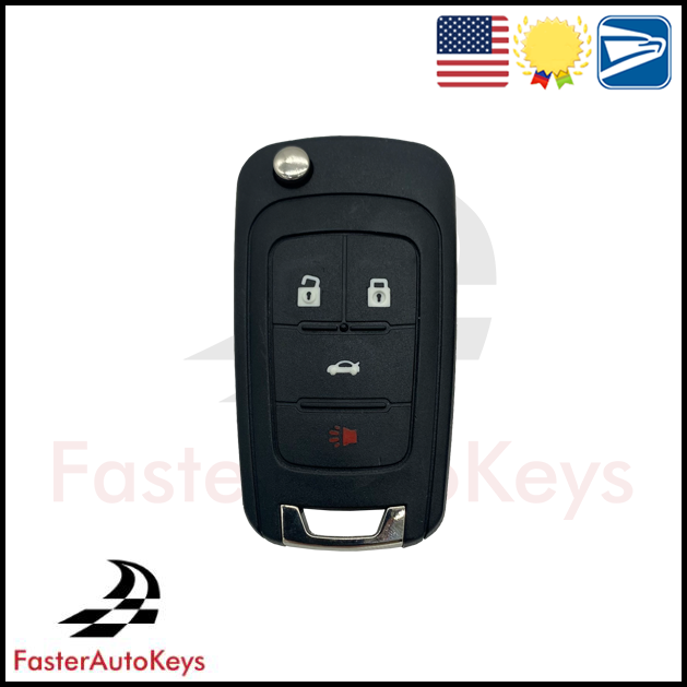 4 Button Remote Key Shell for GMC 2010-2019