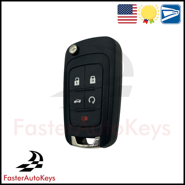 5 Button Remote Key Shell for GMC 2010-2019