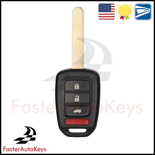 3 & 4 Button Remote Key Shell for Honda 2013-2020