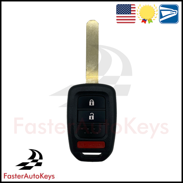 3 & 4 Button Remote Key Shell for Honda 2013-2020