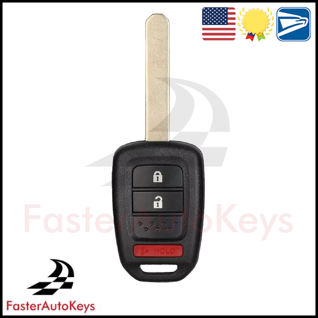 3 & 4 Button Remote Key Shell for Honda 2013-2020 - FasterAutoKeys