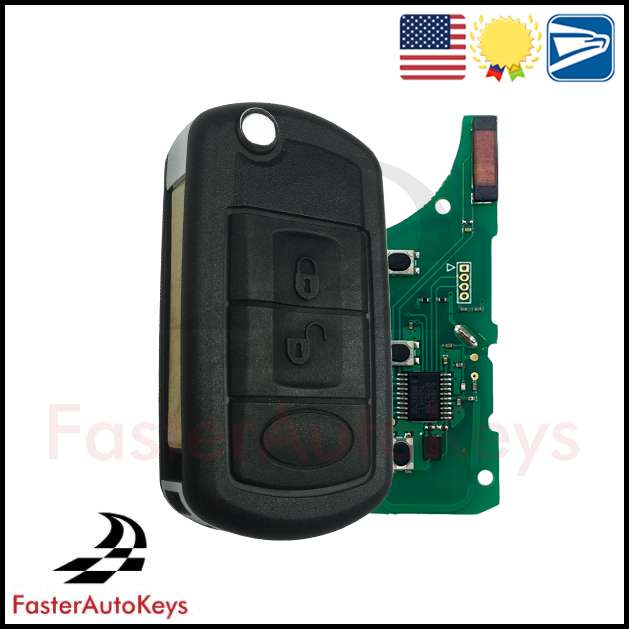 Complete 3 Button Remote Key for Land Rover 2005-2011