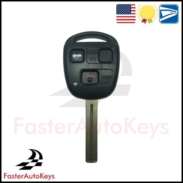 Remote 3 Button Key for Lexus ES330 LS430 2001-2006
