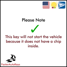 Emergency Insert Lockout Key for Ford 2011-2024