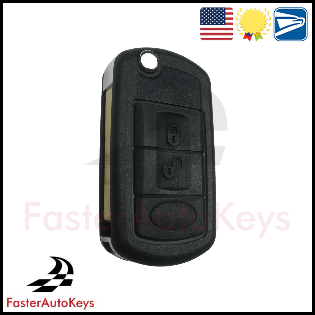 3 Button Remote Key Shell for Land Rover 2005-2011 - FasterAutoKeys