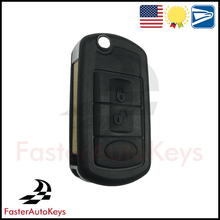 Complete 3 Button Remote Key with OEM Unlocked Remote for Land Rover 2005-2011 - FasterAutoKeys