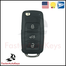 Complete 4 Button Remote Key with OEM Unlocked Remote for Volkswagen 2010-2017 - FasterAutoKeys