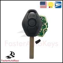 Complete Diamond Style 3 Button Remote Key for BMW 1995-2010 