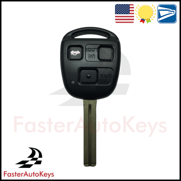 Remote 3 Button Key for Lexus ES330 LS430 2001-2006 