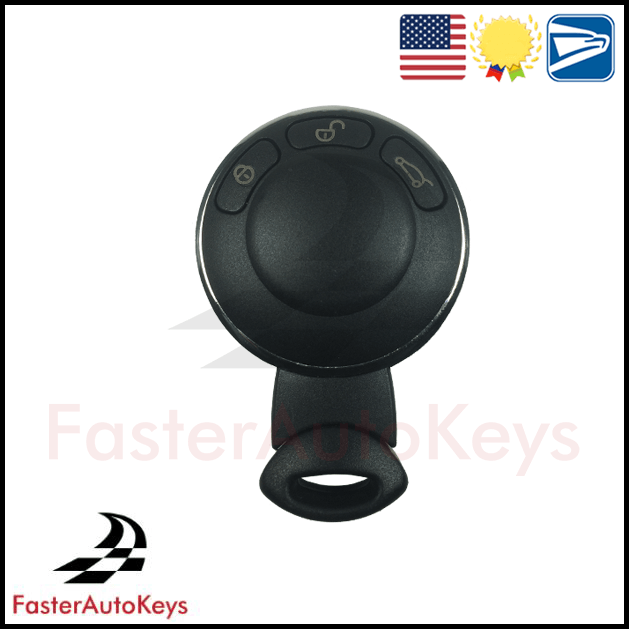 Complete 3 Button Remote Key for Mini Cooper 2007-2014 - FasterAutoKeys