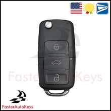 Replacement 4 Button Key Shell for Volkswagen 2001-2009 